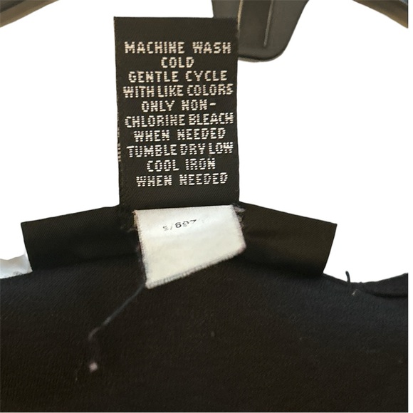 Alfani Women’s Asymmetrical Zip-Front Sleeveless Blouse Black Size XXL - Picture 6 of 6